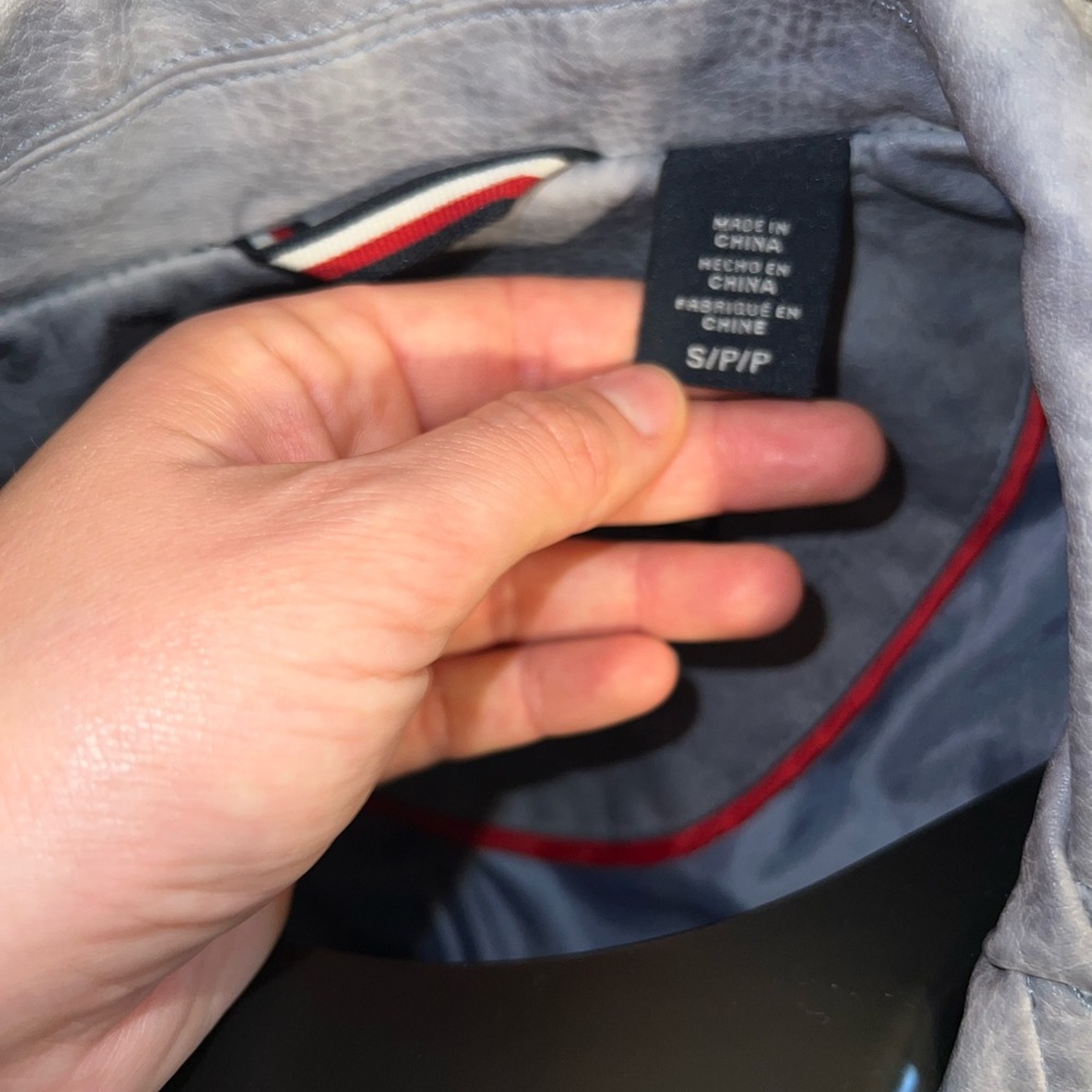 Tommy Hilfiger Blue Moto Jacket - Picture 4 of 7